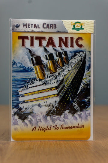 Metal Card - Titanic - A night to remember (Postcard)