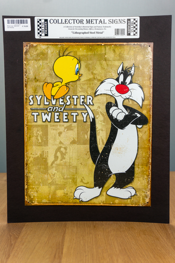 Metal Sign - Sylvester and Tweety