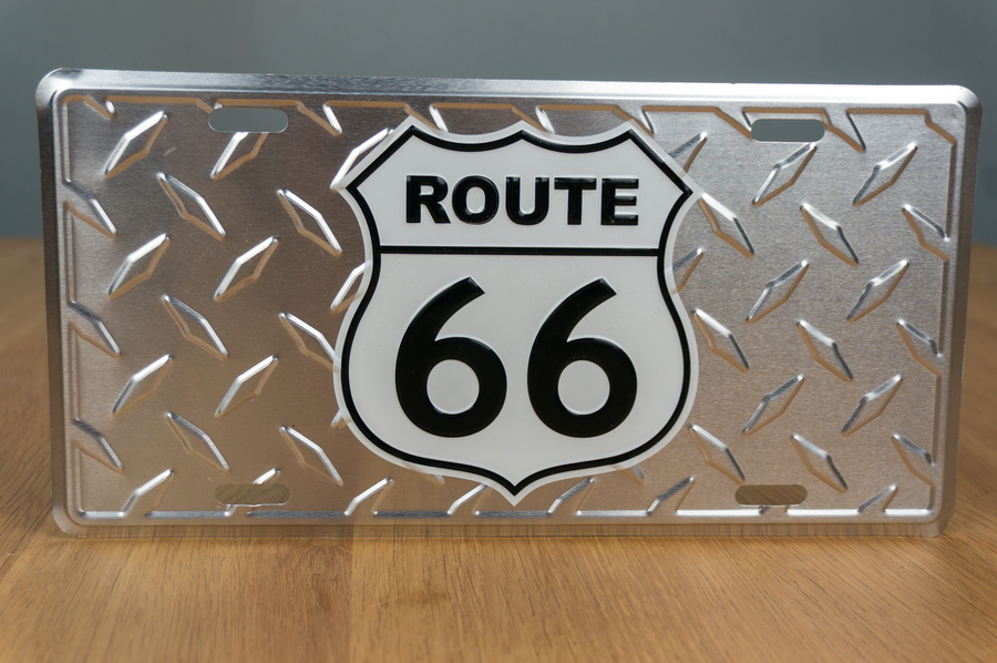 License Plate - Route 66